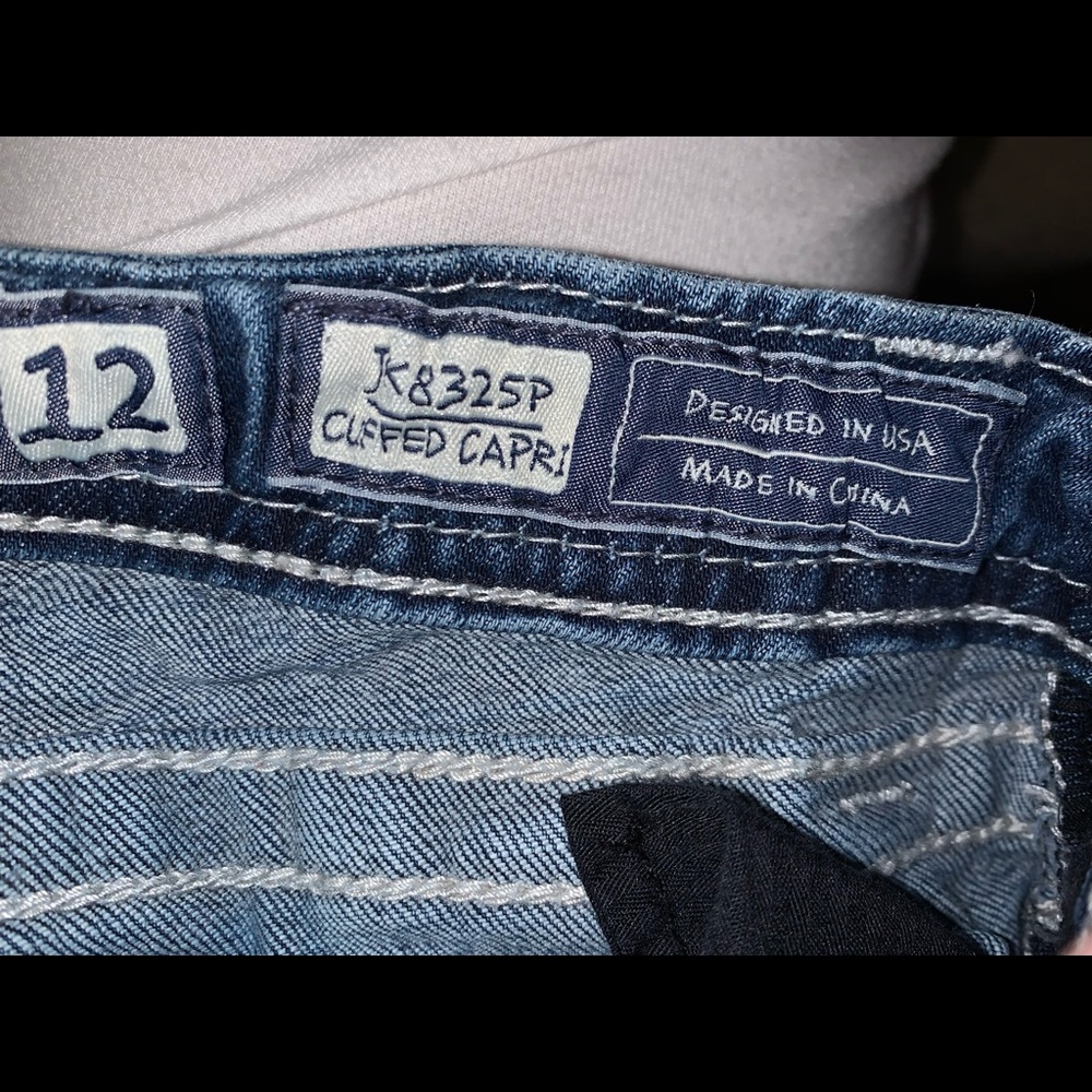 MISS ME GIRLS Jeans Capri size 12 - Picture 5 of 11